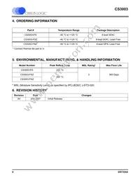 CS3003-FSZR Datasheet Page 8