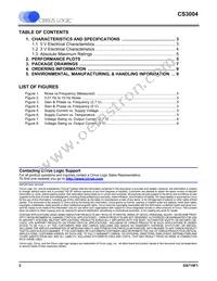 CS3004-FSZ Datasheet Page 2
