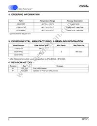 CS3014-FSZ Datasheet Page 8
