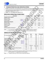 CS3301-ISZR Datasheet Page 4