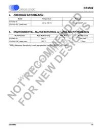 CS3302-ISZR Datasheet Page 15