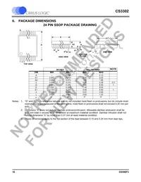 CS3302-ISZR Datasheet Page 16