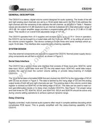 CS3310-KSZR Datasheet Page 6