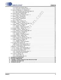 CS3318-CQZR Datasheet Page 3