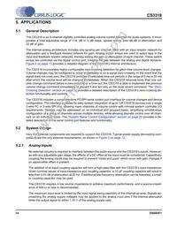 CS3318-CQZR Datasheet Page 14