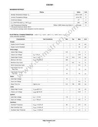 CS3361YDR14 Datasheet Page 3