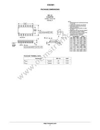 CS3361YDR14 Datasheet Page 7