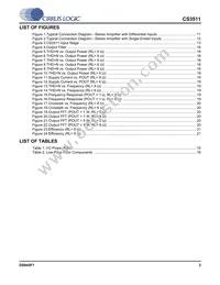 CS3511-CNZ Datasheet Page 3