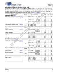 CS3511-CNZ Datasheet Page 7