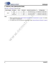 CS35L00-CNZR Datasheet Page 6