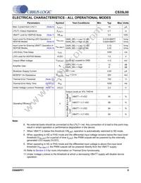CS35L00-CNZR Datasheet Page 9