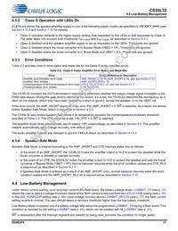 CS35L32-CWZR Datasheet Page 17