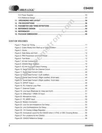 CS4202-JQZR Datasheet Page 4
