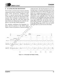 CS4205-KQZR Datasheet Page 19