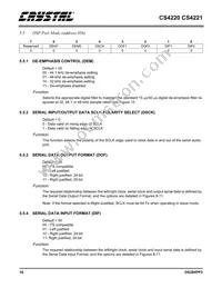 CS4221-KSZR Datasheet Page 16