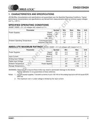 CS4223-KSZR Datasheet Page 5