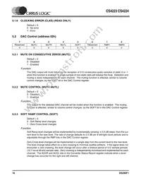 CS4223-KSZR Datasheet Page 16