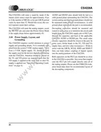 CS4228A-KSZR Datasheet Page 20