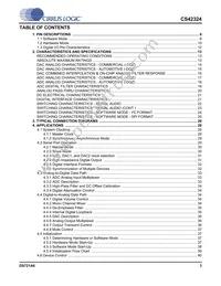 CS42324-CQZ Datasheet Page 3