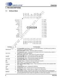CS42324-CQZ Datasheet Page 8