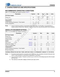 CS4234-ENZR Datasheet Page 9