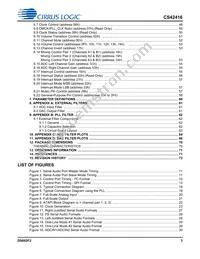 CS42416-CQZ/C1 Datasheet Page 3