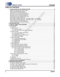 CS42428-DQZR Datasheet Page 2