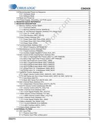 CS42436-DMZR Datasheet Page 3