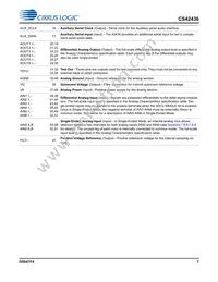 CS42436-DMZR Datasheet Page 7
