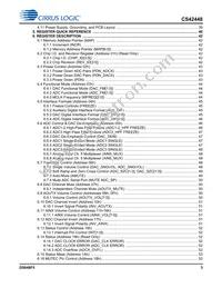 CS42448-DQZR Datasheet Page 3