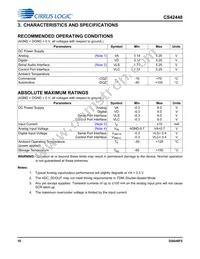 CS42448-DQZR Datasheet Page 10