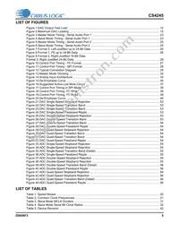 CS4245-DQZR Datasheet Page 5