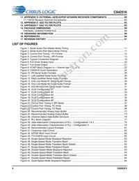 CS42516-DQZR Datasheet Page 4