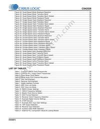 CS42528-DQZR Datasheet Page 5