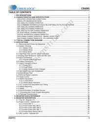 CS4265-DNZ Datasheet Page 3
