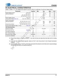 CS4265-DNZ Datasheet Page 17