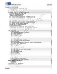 CS4270-DZZR Datasheet Page 3