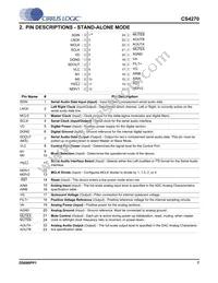 CS4270-DZZR Datasheet Page 7
