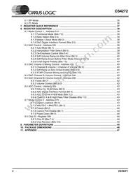 CS4272-DZZR Datasheet Page 4