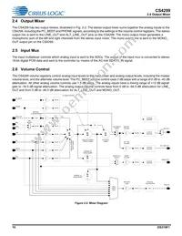 CS4299-BQZR Datasheet Page 10