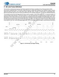 CS4299-BQZR Datasheet Page 11