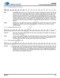CS4299-BQZR Datasheet Page 13