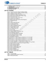 CS42L51-DNZR Datasheet Page 5
