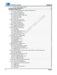 CS42L52-CNZR Datasheet Page 4