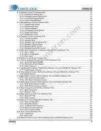 CS42L52-CNZR Datasheet Page 5
