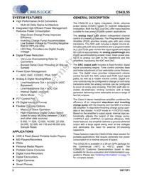 CS42L55-CNZR Datasheet Page 2