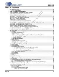 CS42L55-CNZR Datasheet Page 3