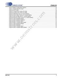 CS42L55-CNZR Datasheet Page 7