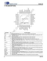 CS42L55-CNZR Datasheet Page 8