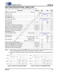 CS42L55-CNZR Datasheet Page 17